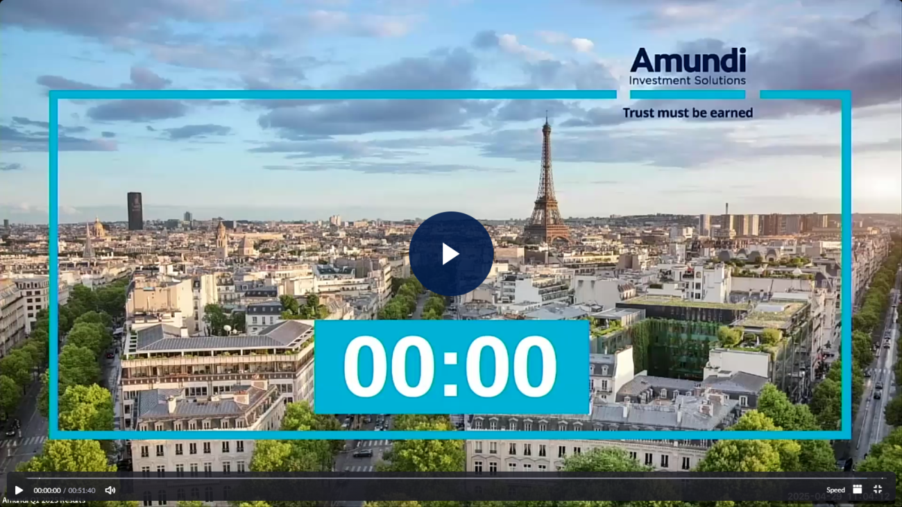 Replay Financial Result Q1 2025 - Amundi